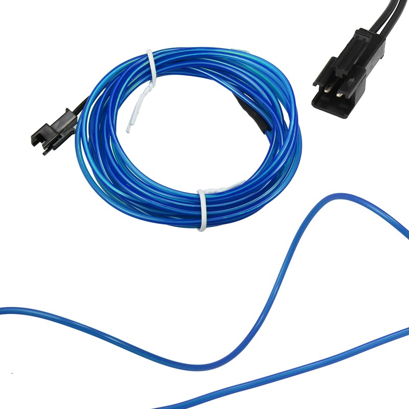 X AUTOHAUX 3 Meter/10ft Car Interior Neon EL Wire Strip