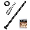 Nailnest (1Box) 3/8" x 6" Hex Head Lag Screws Bolts