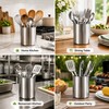 ZORGONS Stainless Steel Utensil Holder for Counter Top - 4.5''