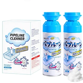 2-Pack Foaming Drain Cleaner - Powerful Sink Deodorizer & Clog Remover