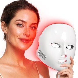 Sistema de terapia de fotones Newkey de luz LED, en 7 colores, para el cuidado de la piel facial y máscara de belleza