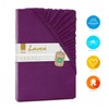 Lavea Jersey Fitted Sheet, Maya Series, 100% Cotton, High-Quality Workmanship,