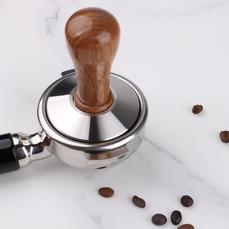 Omgogo 58mm Stainless Steel Coffee Tamper Barista Espresso Base Coffee