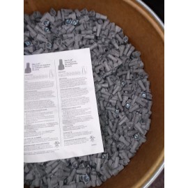 GARDNER BENDER 500 LARGE GRAY HEX-LOK GARDNER BENDER WIRE CONNECTOR TWIST CONICAL NUTS 6-14 AWG