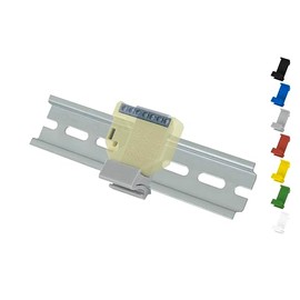 Shelly RGBW2 DIN Rail Holder / Adapter Flat DIN Rail Bracket (35 mm) (Grey)