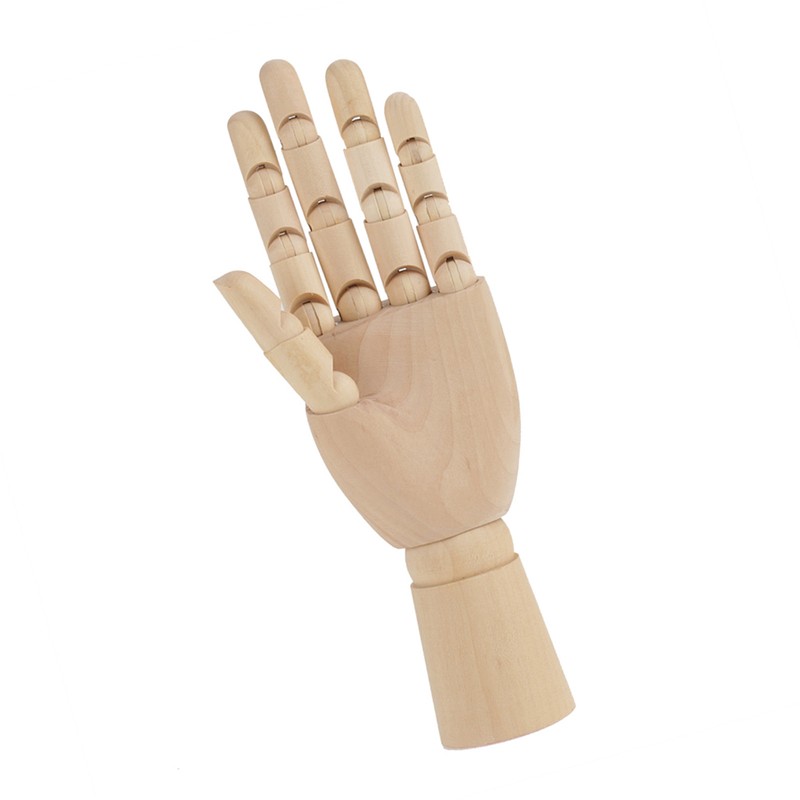 Women Hand Body Artist Model Jointed Articulated Wood Sculpture Mannequin