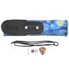 Nylon Guitar Strap Breathable Musical Instrument Accessories for Folk/Electric Guitar