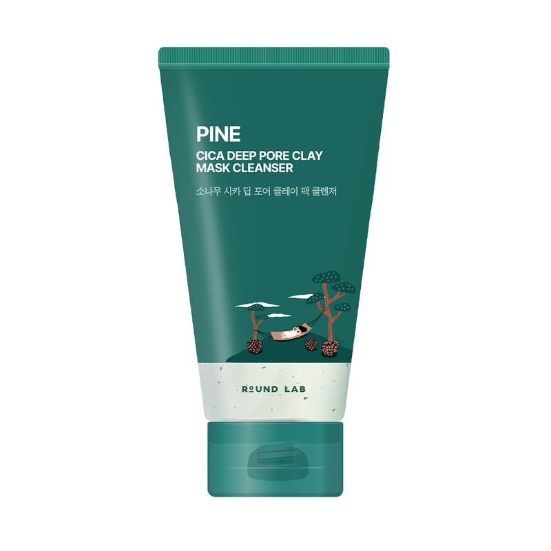 Round Lab Pine Cica Deep Pore Clay Pack Cleanser 150ml