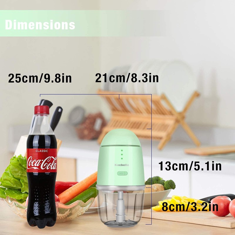 Food Processor - Cordless Mini Food Processor & Portable Small