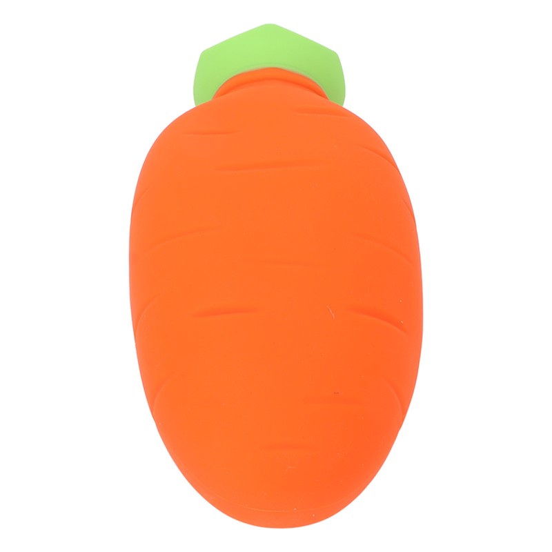 Carrot Hot Water Bottle Cute Silicone Microwaveable Anti Leakage Handheld