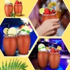 Gejoy 18 Pcs 12 oz Cantaritos De Barro Mexicanos Mini