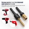 WSDMAVIS 2Pcs High Stability M10 Hanger Bolt Driver Double-Ended Screw