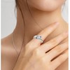 Anillo de plata de ley 925 con diseño de mariposa