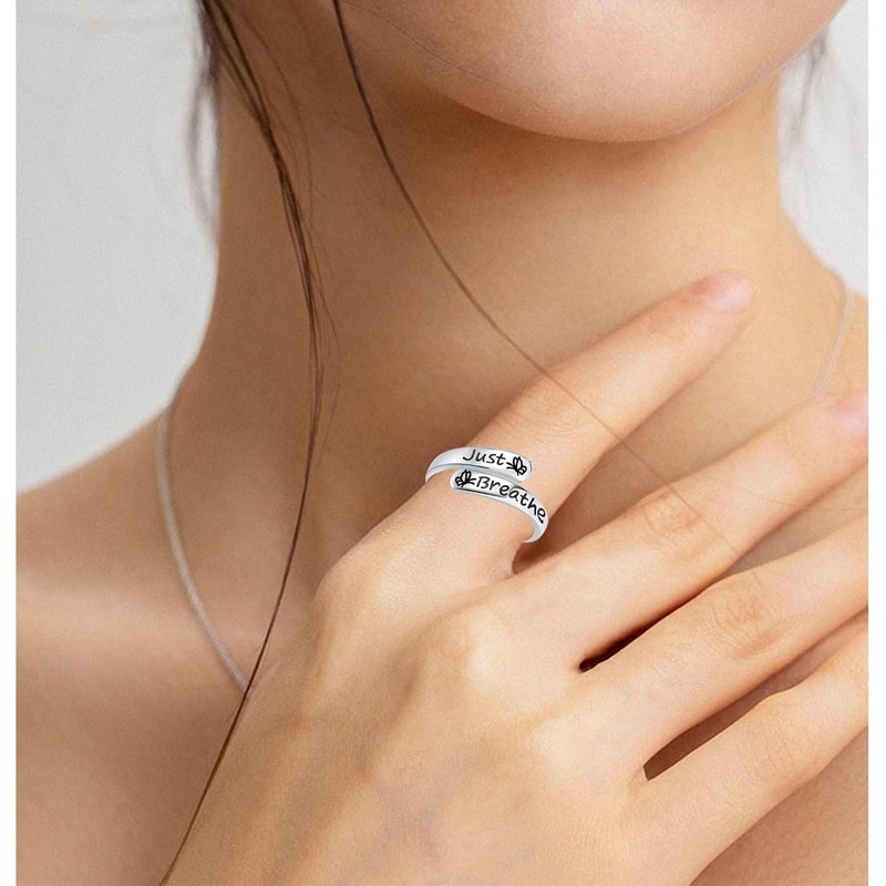 Anillo de plata de ley 925 con diseño de mariposa