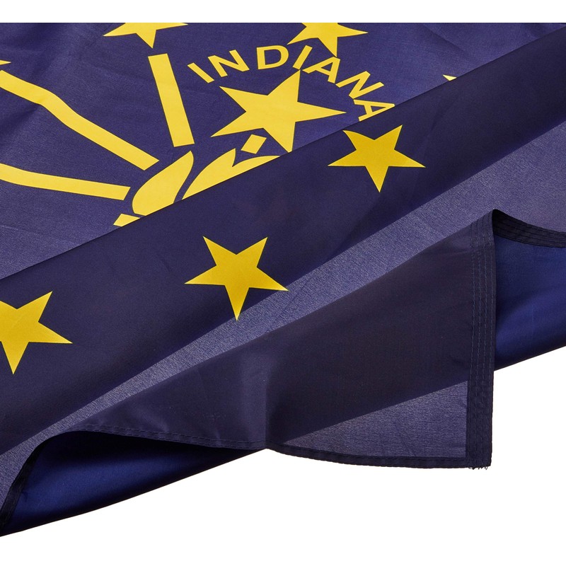 Quality Standard Flags Indiana Polyester Flag, 3 by 5'