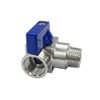 Fitvell Stainless Steel 1/2" NPT Male to Female Mini Ball