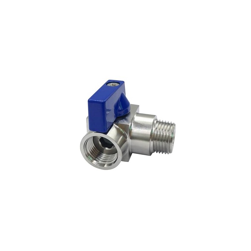 Fitvell Stainless Steel 1/2" NPT Male to Female Mini Ball