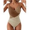 B2prity One Piece Swimsuit Tummy Control Criss Cross Bathing Suit