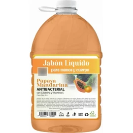 Jabón Líquido Para Manos Papaya Mandarina 5l Vivonatural