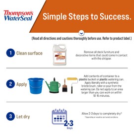 Thompson’s WaterSeal Maximum Strength Deck Stripper, 1 Gallon