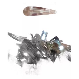 TALLER GEMMAE G. 100 Cucas Broches Para Cabello, Moños, Vinil 5 Cms.