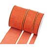 Ribbonitlux Honey Peach Burlap Wired Ribbon, 1 inch x 20
