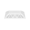 QWORK Road Reflectors, Pack of 10-4x4 Inch High-Reflectivity Driveway Reflectors