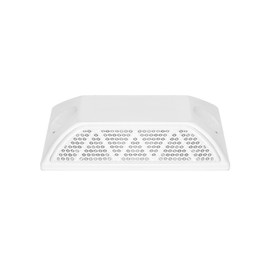 QWORK Road Reflectors, Pack of 10-4x4 Inch High-Reflectivity Driveway Reflectors Stud Markers for Pavement, Sidewalks, Freeways, Driveways