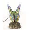 HUIMEIJU Tiffany lamp Butterfly Blue Glass HMJ8060 Stained Glass Style