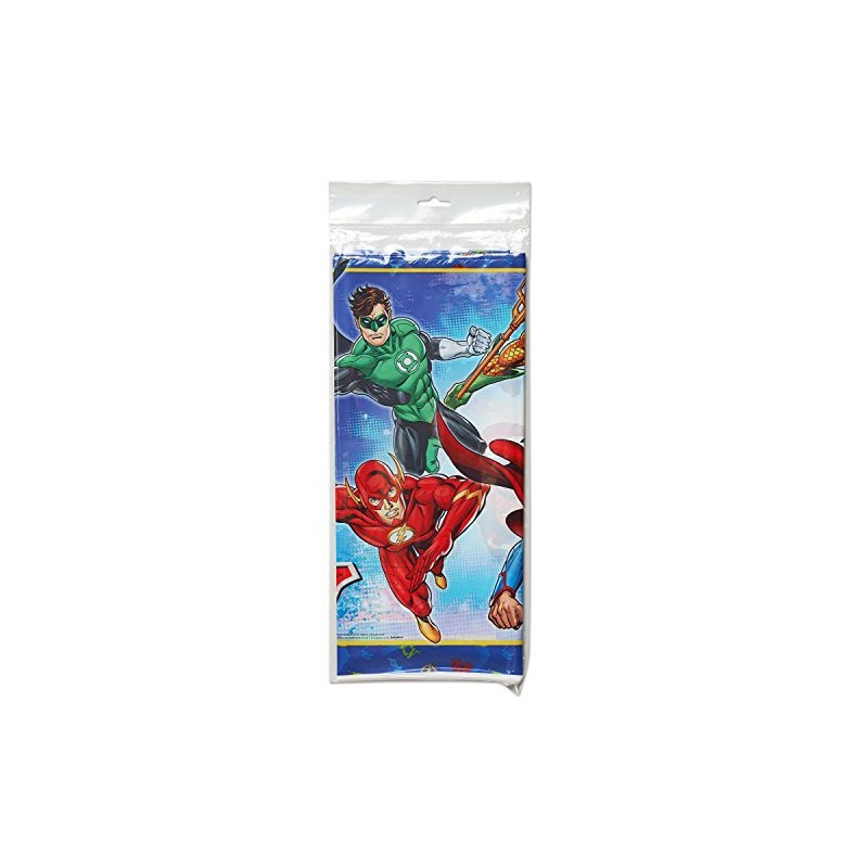 American Greetings Justice League Party Supplies, Plastic Table Cover (1-Count)