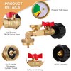 WADEO Propane Refill Adapter for 1lb Tank with Propane Cylinder