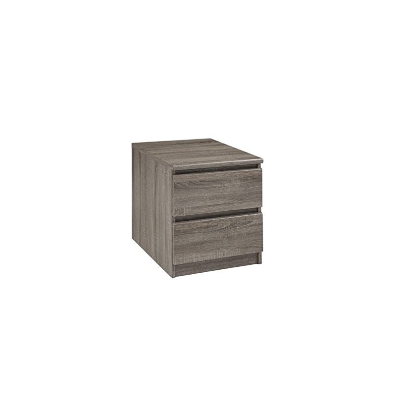 Pemberly Row 2 Drawer Nightstand in Truffle Gray
