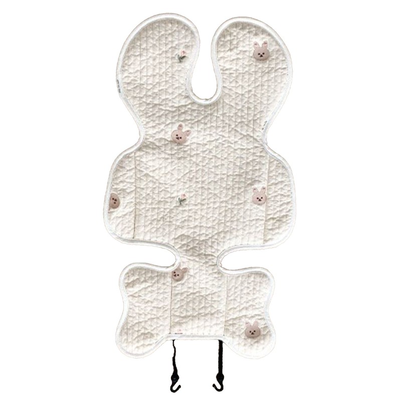 Soft Baby Stroller Seat Cushion Breathable Pure Cotton Infant Car