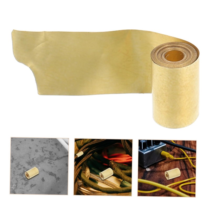Hohopeti 1roll Brass Foil Sheet Roll Thin Wear-Resistant Material for