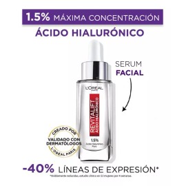 Kit L'Oréal Paris: Sérum Ácido Hialurónico + Crema en Gel Hidratante – Piel Más Firme y Radiante