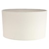 Contemporary and Stylish Soft Cream Linen Fabric Oval Lamp Shade