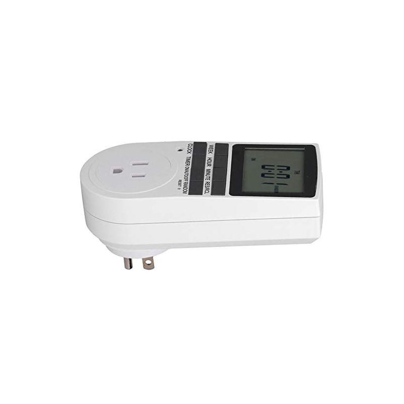 10A 50Hz Outlet Timer Digital On/off Programmable 8 Operation Buttons