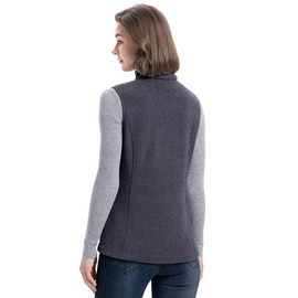 33,000ft Women's Fleece Vest, Lightweight Warm Polar Soft Vests Outerwear with Zip Up Pockets, Sleeveless Jacket for Winter