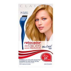 Miss Clairol Tinte Retoque de Raíz Permanente 7 Rubio Medio, 70 ml - Paquete de 1