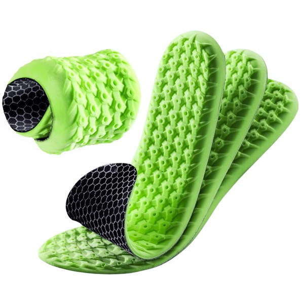 Memory Foam Replacement Sneaker Insoles with Excellent Shock Absorption and