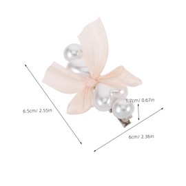 Ipetboom 6pcs Vintage Bow Hair Clips for Women Non Slip Duckbill Barrettes Decorative Hair Accessories for Teens and Adults Versatile Styling for Casual Formal Occasions