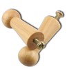 ZCZQC 8pcs Wooden Coat Hooks Shaker Pegs Coat Peg Natural