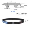 sourcing map 2pcs 120XL 037 Timing Belt 60 Teeth Rubber
