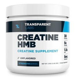 HMB Transparent Labs - Creatine Monohydrate HMB Powder Muscle Strength Unflavored