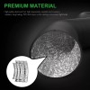 iPower Flexible 12 inch 25 Feet Aluminum Ducting 4 Layer