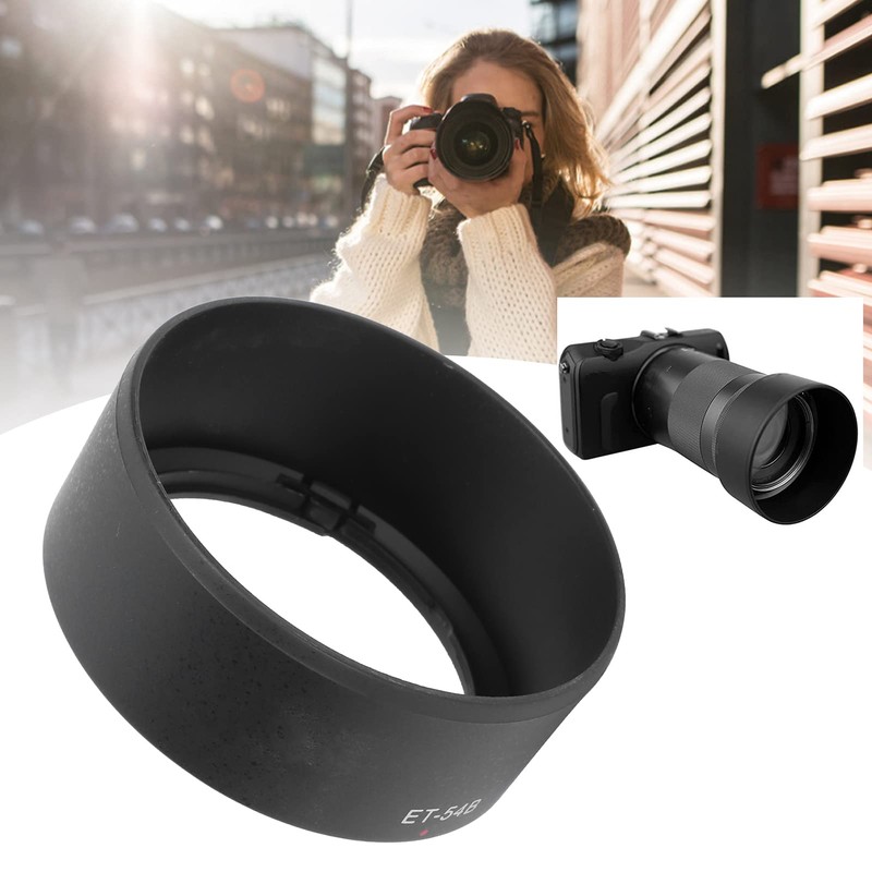 Lens Hood ET‑54B Durable Reversible Protective Lens Hood for EF‑M