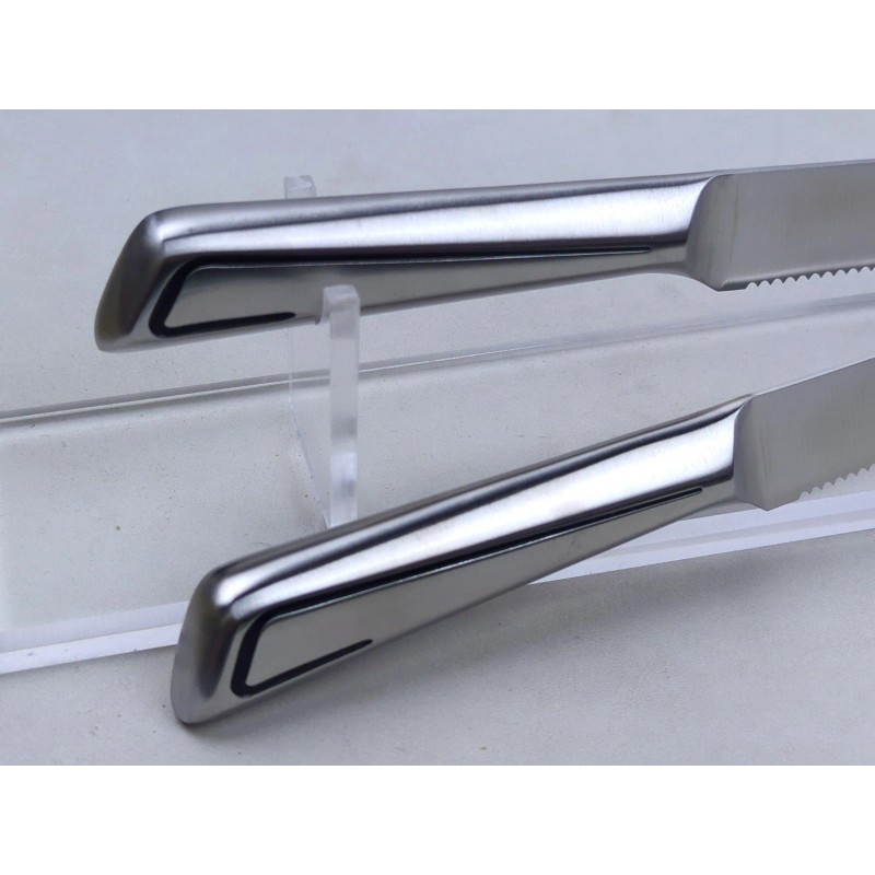 Imarku 2pc imarku 4.5" Serrated STEAK Knives, High-Carbon Stainless Blade,