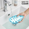 Li&Zhao Plastic Soap Dish for Shower - Leaves Bar Soap