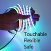 GOMING DC 5V WS2812B 6.6ft(2M) Individually Addressable COB LED Strip