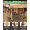 4 Pack House Floor Jacks, Adjustable Jack Post for Leveling,